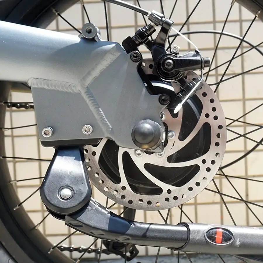 fat tire e bike detail