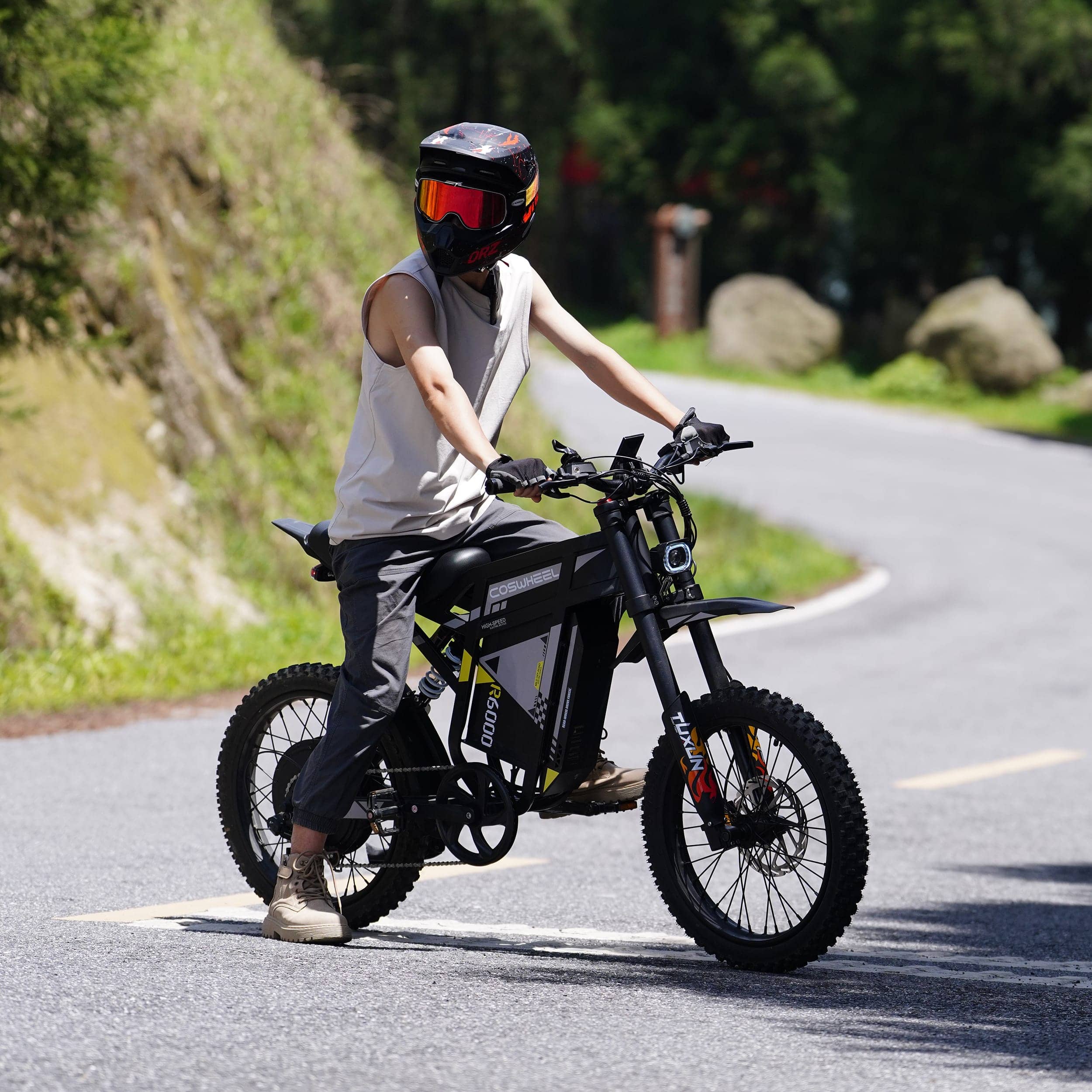 R6000 60V 7000W E Dirt Bike | COSWHEEL